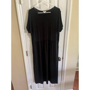J. Jill Black Midi Dress